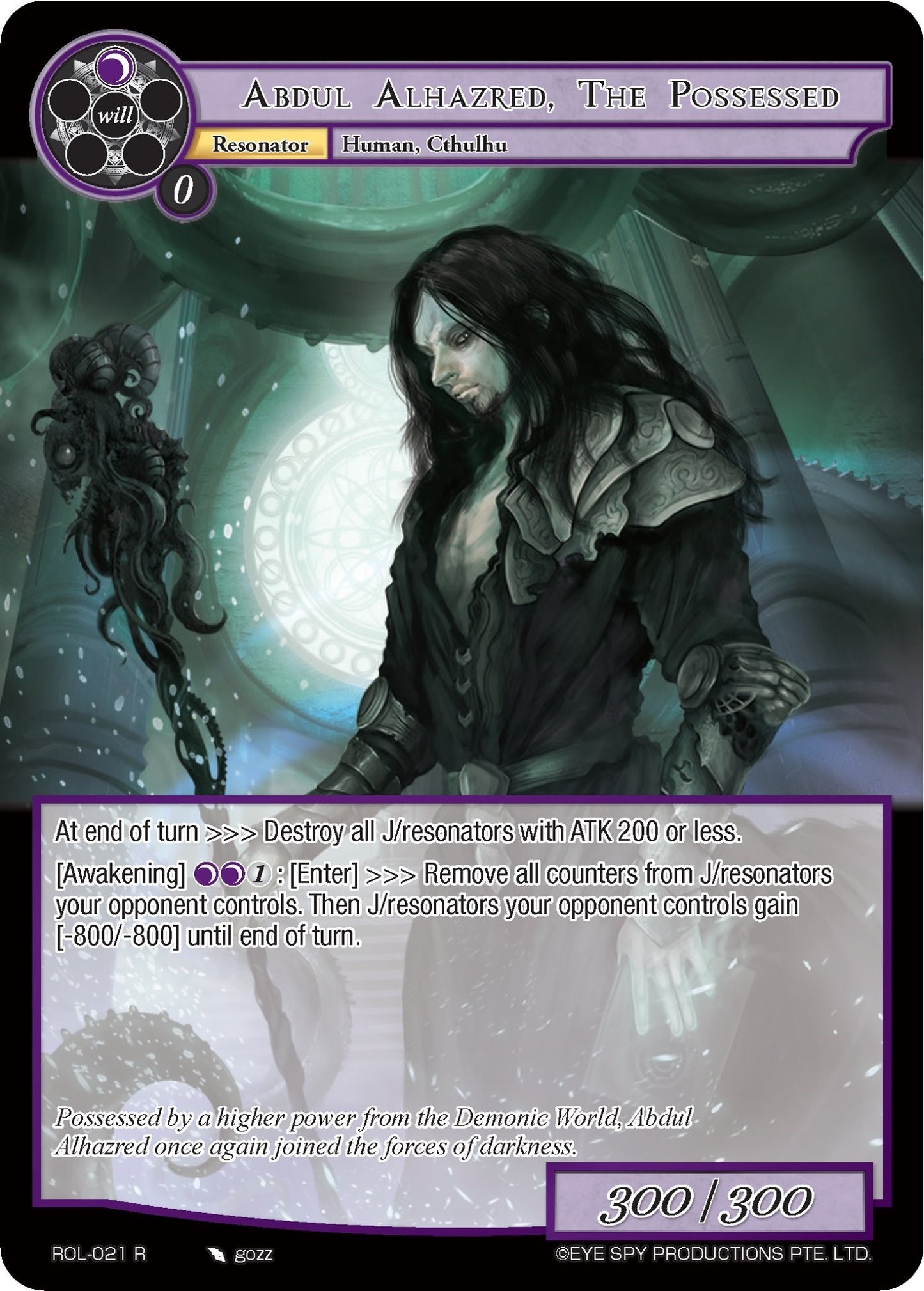 Abdul Alhazred The Possessed (21) [ROL] - Force of Will Single