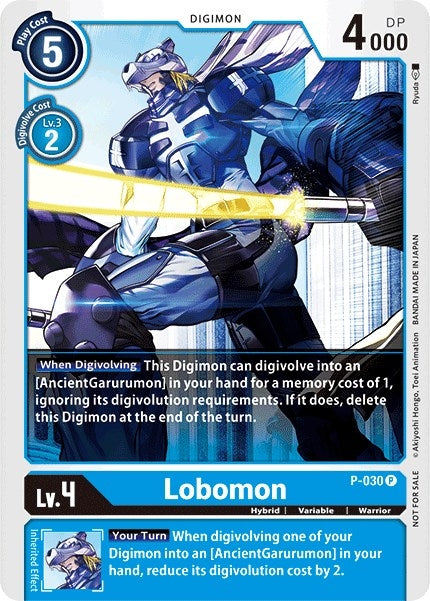 Lobomon - P-030 (30) [D-PR] - Digimon Card Game Single