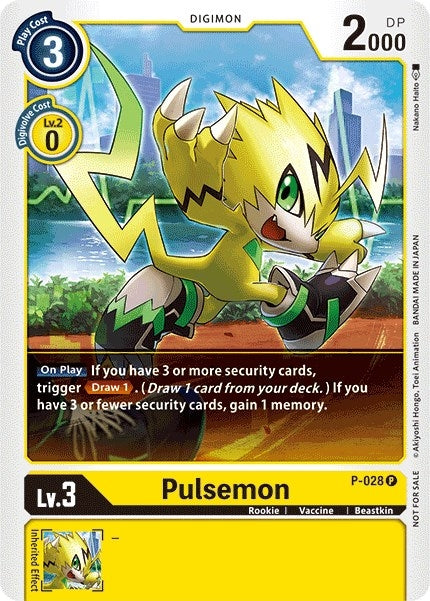 Pulsemon - P-028 (28) [D-PR] - Digimon Card Game Single