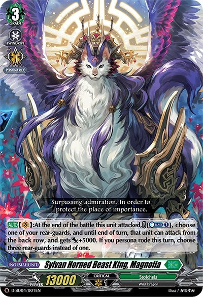 Sylvan Horned Beast King Magnolia (4001) [D-SD04] - Cardfight Vanguard Single