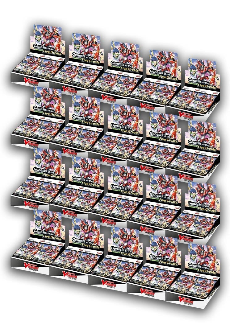 Genesis of the Five Greats Booster Box Case [D-BT01] - Cardfight Vanguard Sealed