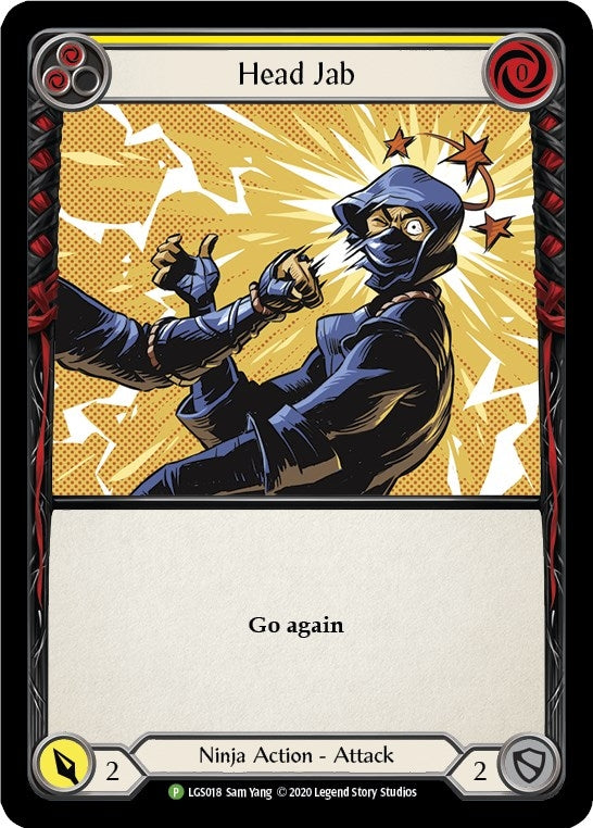 Head Jab (Yellow) (18) [PR] - Flesh and Blood TCG Single