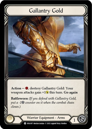 Gallantry Gold (7) [BOL] - Flesh and Blood TCG Single