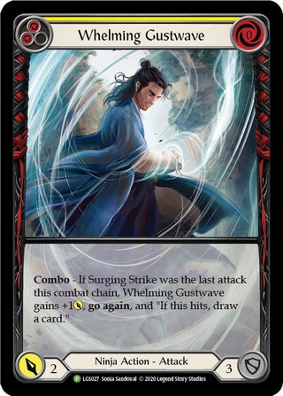 Image for Whelming Gustwave (Yellow) - LGS027 (LGS027) - Flesh and Blood TCG