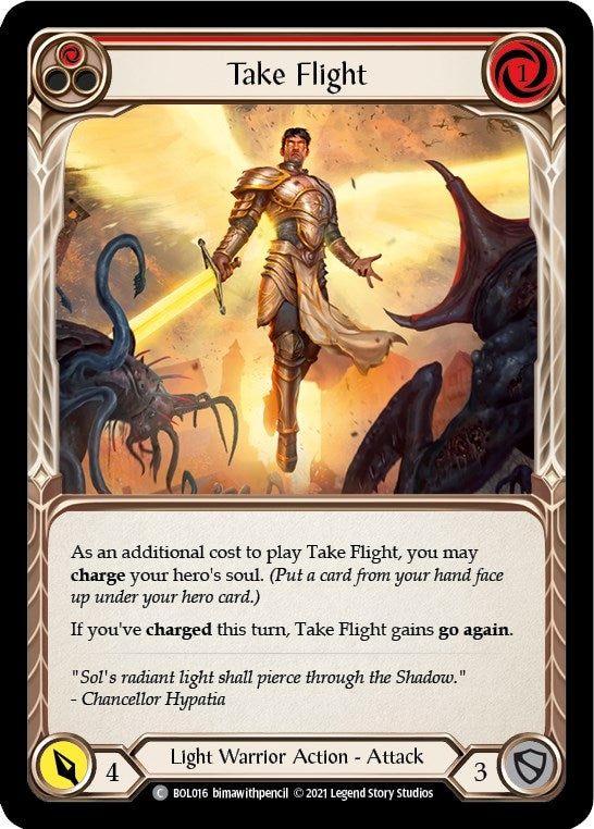 Take Flight (Red) (16) [BOL] - Flesh and Blood TCG Single