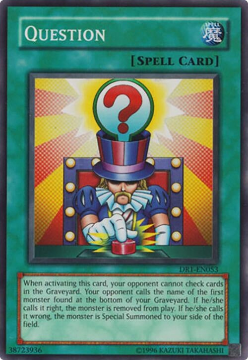 Question (1053) - YuGiOh Single