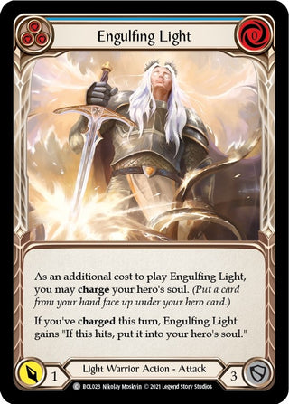 Engulfing Light (Blue) (23) [BOL] - Flesh and Blood TCG Single
