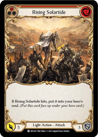 Rising Solartide (Red) (25) [BOL] - Flesh and Blood TCG Single