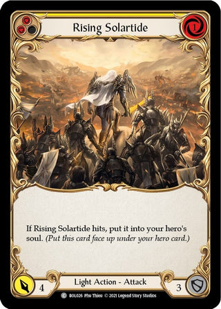 Rising Solartide (Yellow) (26) [BOL] - Flesh and Blood TCG Single