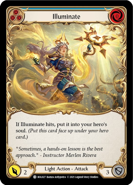 Illuminate (Blue) (27) [BOL] - Flesh and Blood TCG Single