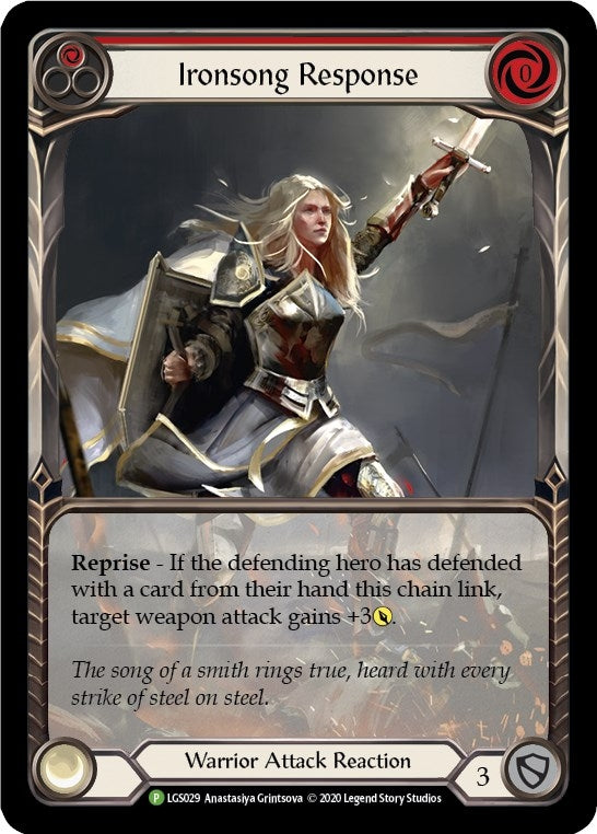 Ironsong Response (Red) - LGS029 (29) [PR] - Flesh and Blood TCG Single