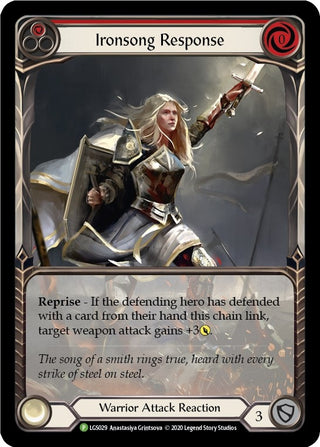 Ironsong Response (Red) - LGS029 (29) [PR] - Flesh and Blood TCG Single