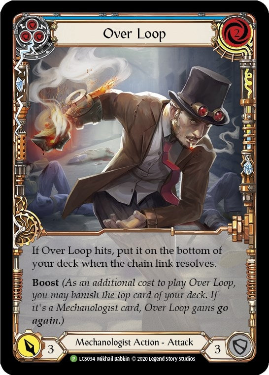 Over Loop (Blue) (34) [PR] - Flesh and Blood TCG Single