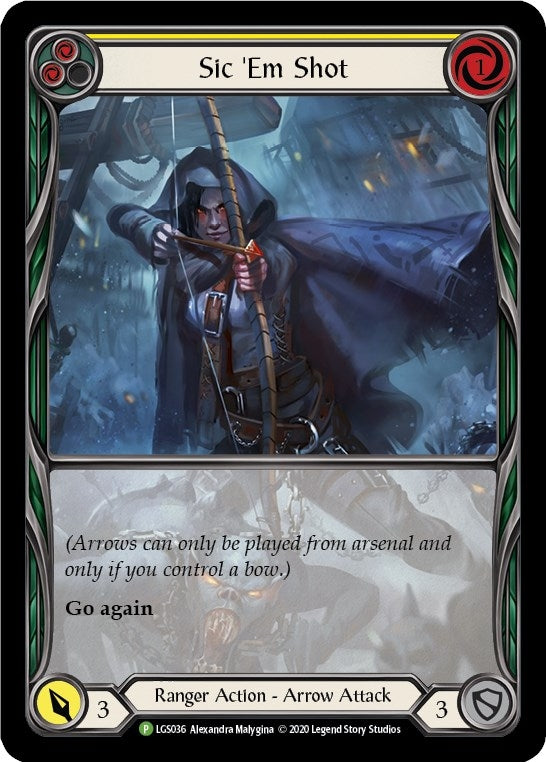Sic ’Em Shot (Yellow) (36) [PR] - Flesh and Blood TCG Single