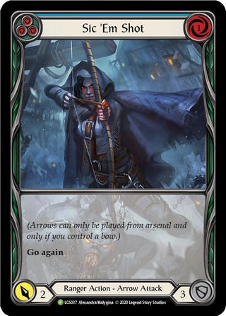 Sic ’Em Shot (Blue) (37) [PR] - Flesh and Blood TCG Single