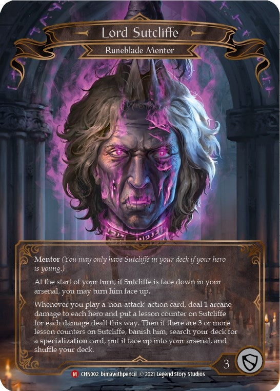 Lord Sutcliffe (2) [CHN] - Flesh and Blood TCG Single
