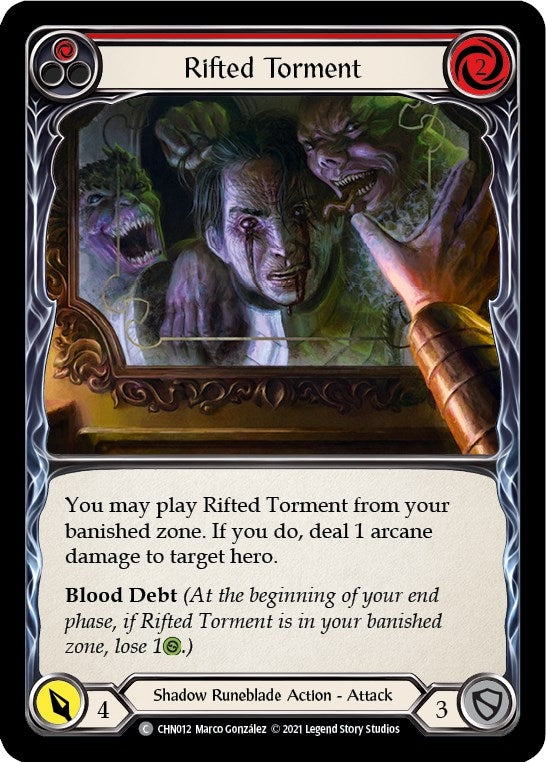 Rifted Torment (Red) (12) [CHN] - Flesh and Blood TCG Single