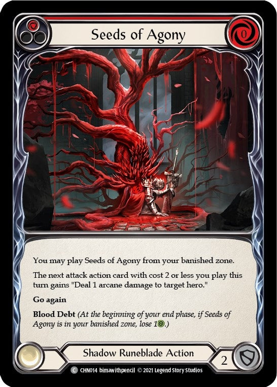 Seeds of Agony (Red) (14) [CHN] - Flesh and Blood TCG Single