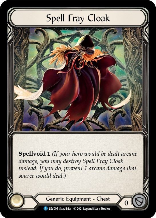 Spell Fray Cloak (5) [LEV] - Flesh and Blood TCG Single