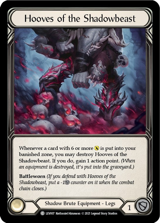 Hooves of the Shadowbeast (7) [LEV] - Flesh and Blood TCG Single