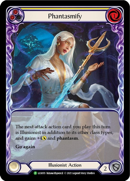 Phantasmify (Yellow) (Extended Art) (55) [PR] - Flesh and Blood TCG Single