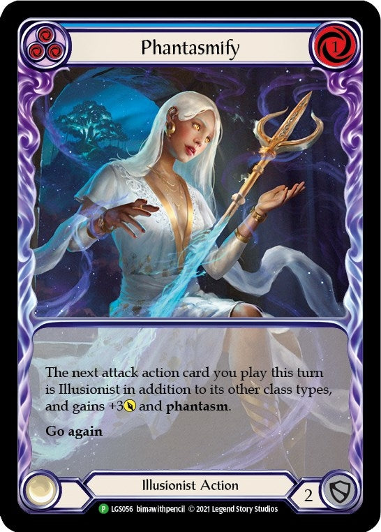 Phantasmify (Blue) (Extended Art) (56) [PR] - Flesh and Blood TCG Single