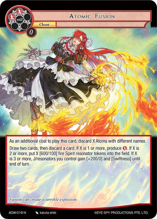 Atomic Fusion (18) [ADW] - Force of Will Single