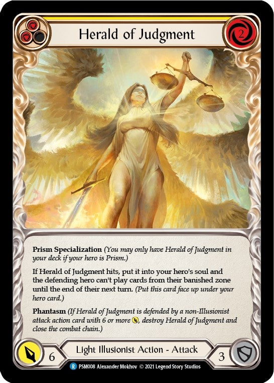 Herald of Judgment (8) [PSM] - Flesh and Blood TCG Single