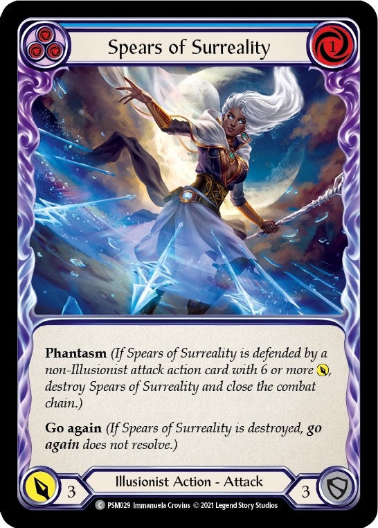 Spears of Surreality (Blue) (29) [PSM] - Flesh and Blood TCG Single