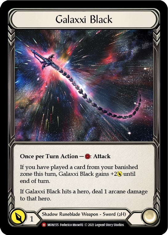 Galaxxi Black (Alternate Art) (155) [MON] - Flesh and Blood TCG Single
