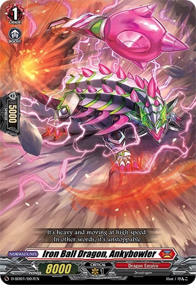 Iron Ball Dragon Ankybowler (1007) [D-SD01] - Cardfight Vanguard Single