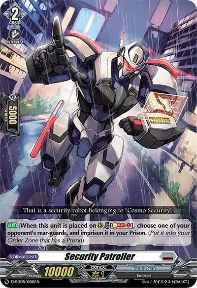 Security Patroller (5006) [D-SD05] - Cardfight Vanguard Single