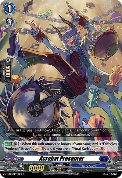 Acrobat Presenter (2008) [D-SD02] - Cardfight Vanguard Single