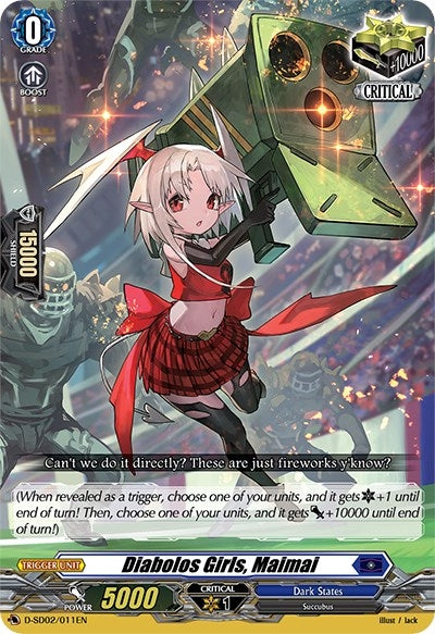 Diabolos Girls Maimai (2011) [D-SD02] - Cardfight Vanguard Single