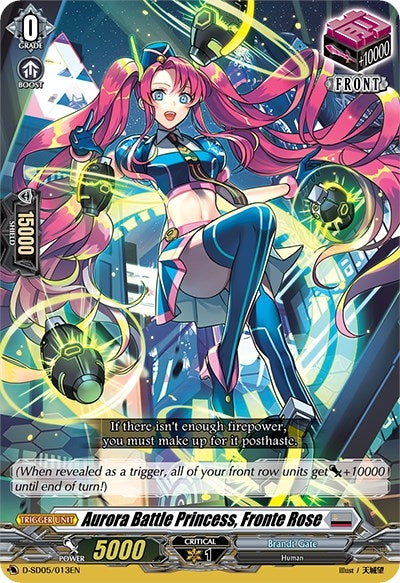 Aurora Battle Princess Fronte Rose (5013) [D-SD05] - Cardfight Vanguard Single