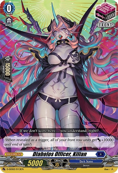 Diabolos Officer Kilian (2013) [D-SD02] - Cardfight Vanguard Single