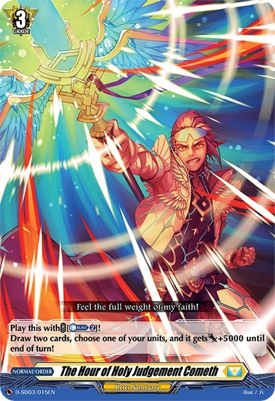 The Hour of Holy Judgement Cometh (3015) [D-SD03] - Cardfight Vanguard Single