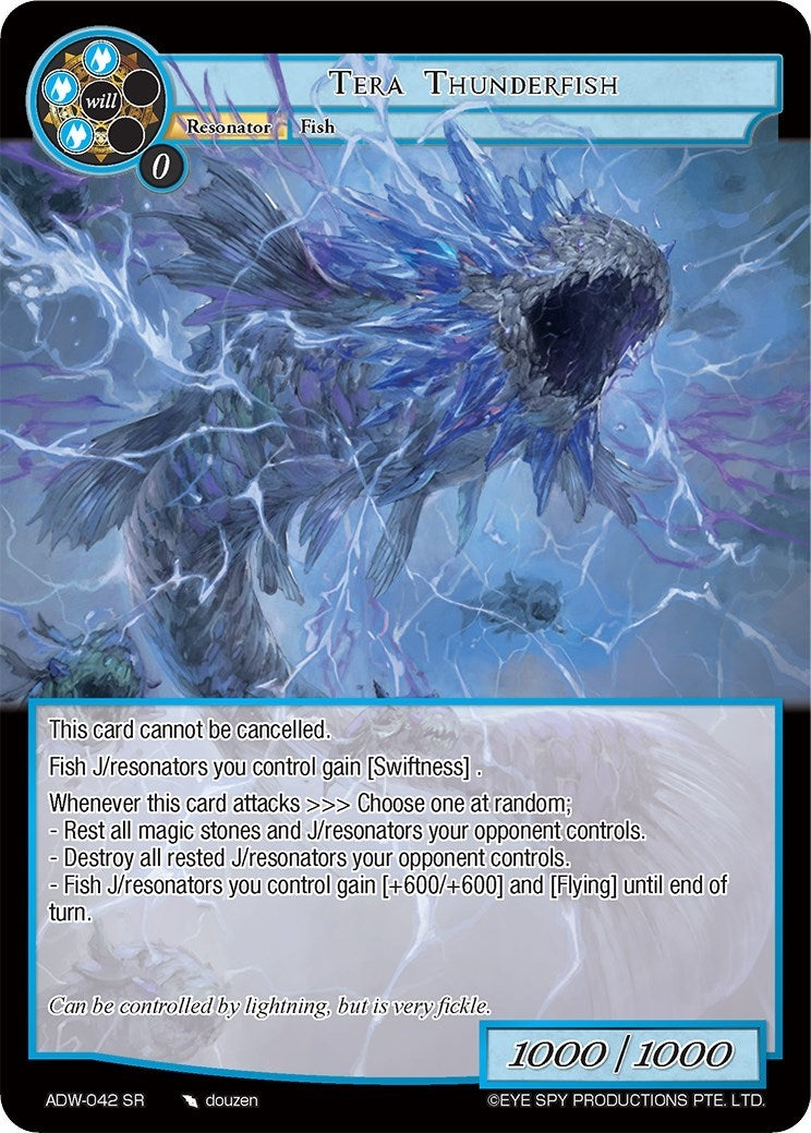 Tera Thunderfish (42) [ADW] - Force of Will Single
