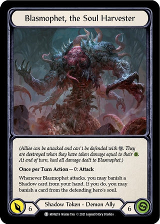 Blasmophet the Soul Harvester // Ursur the Soul Reaper (0) [MON] - Flesh and Blood TCG Single