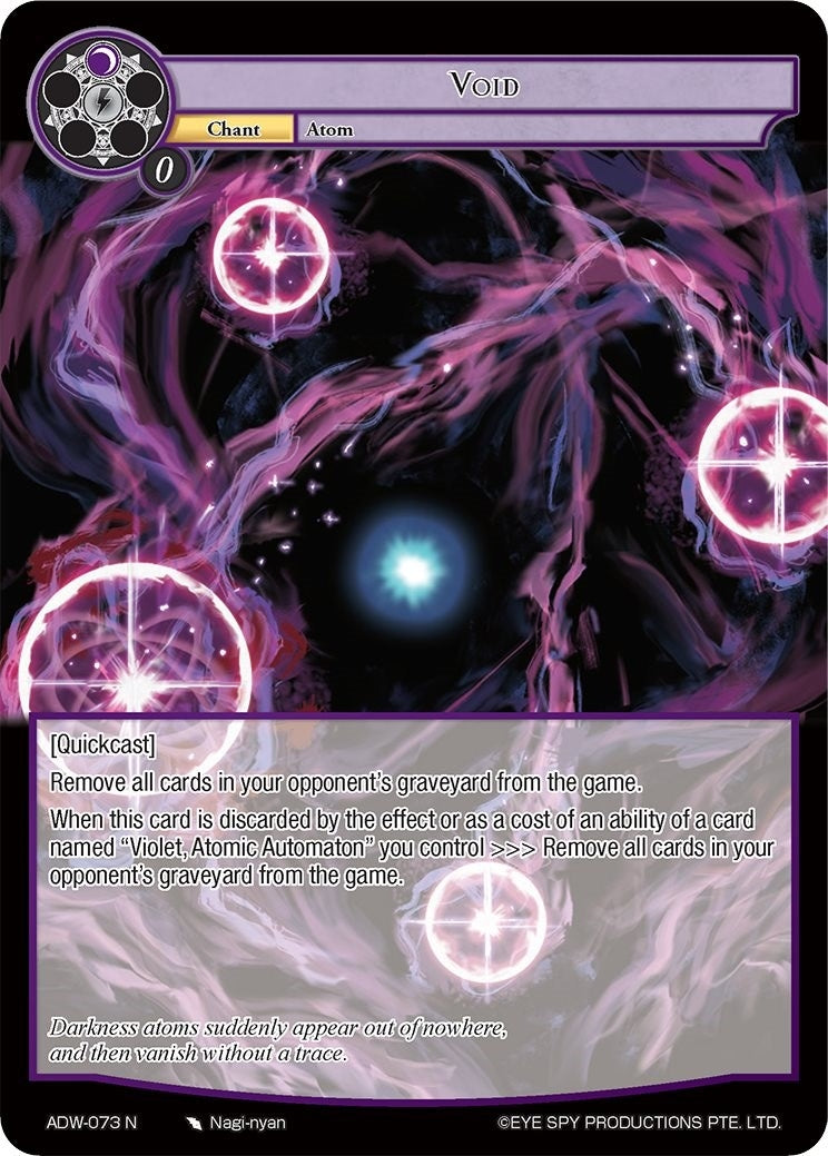 Void (73) [ADW] - Force of Will Single