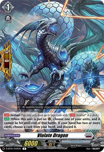 Violate Dragon (1042) [D-BT01] - Cardfight Vanguard Single