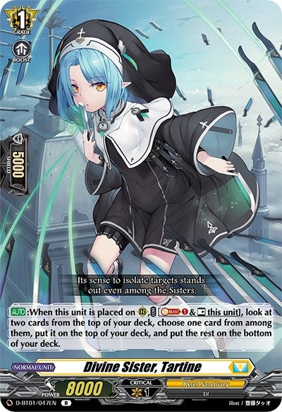 Divine Sister Tartine (1047) [D-BT01] - Cardfight Vanguard Single