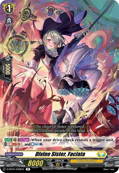 Divine Sister Faciata (1048) [D-BT01] - Cardfight Vanguard Single
