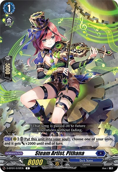 Steam Artist Pithana (1072) [D-BT01] - Cardfight Vanguard Single