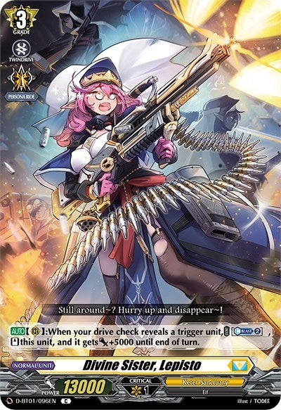 Divine Sister Lepisto (1096) [D-BT01] - Cardfight Vanguard Single