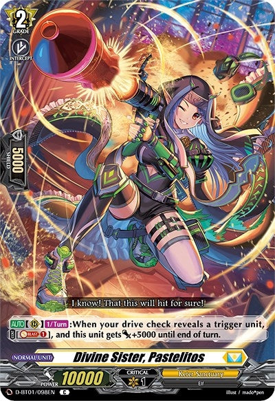 Divine Sister Pastelitos (1098) [D-BT01] - Cardfight Vanguard Single