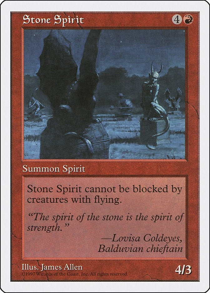 Stone Spirit [5ED] - MTG Single