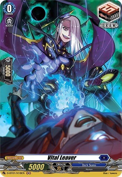 Vital Leaver (Holo) (118) [D-BT01] - Cardfight Vanguard Single