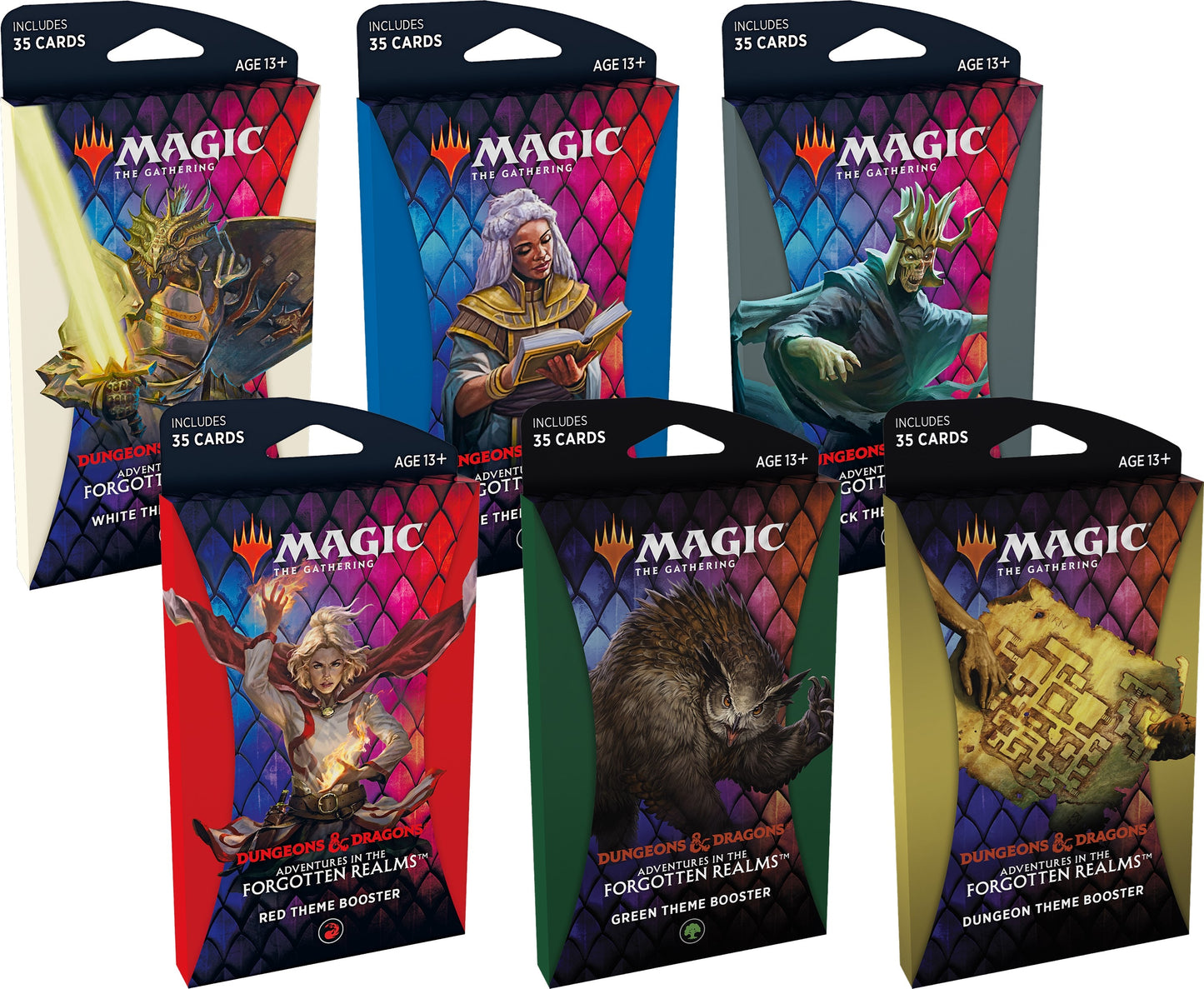 Adventures in the Forgotten Realms - Theme Booster [Set of 6] [AFR] - MTG Sealed