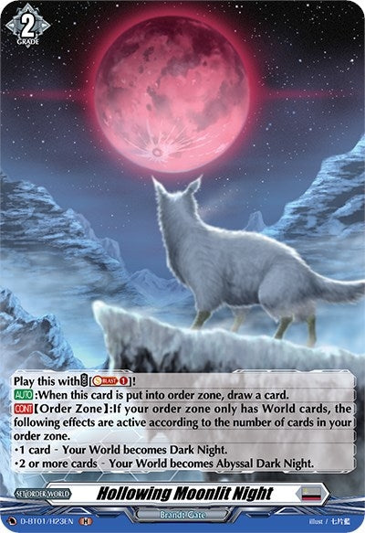 Hollowing Moonlit Night (Holo) (123) [D-BT01] - Cardfight Vanguard Single